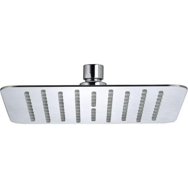 Bristan Slimline Square Fixed Shower Head - 200mm Wide - Chrome