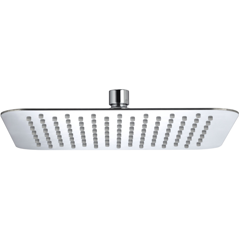 Bristan Slimline Square Fixed Shower Head - 250mm Wide - Chrome