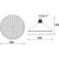 Bristan traditional Round Fixed Shower Head - 300mm Wide - Chrome - Image 2