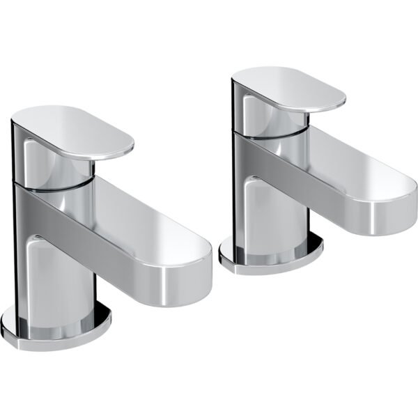 Bristan Frenzy Basin Pillar Taps - Chrome