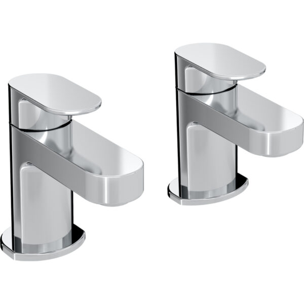 Bristan Frenzy Bath Pillar Taps - Chrome