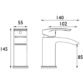 Bristan Glide Eco Start Basin Mixer Tap With Clicker Waste - Chrome - Image 2