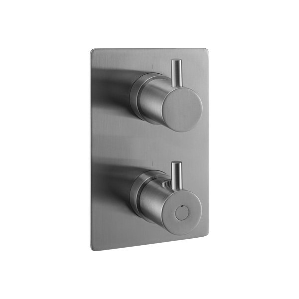 Flova Levo Smartbox Square Finishing Kit - Gun Metal