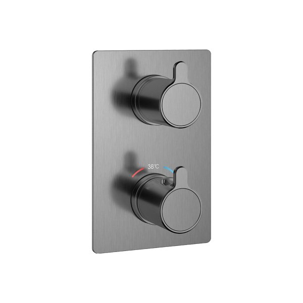 Flova Moonlight Square Smartbox Finishing Set - Gun Metal
