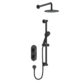 Bristan Hourglass Concealed Dual Control Shower Pack - Black