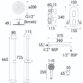 Bristan Hourglass Concealed Dual Control Shower Pack - Black - Image 2