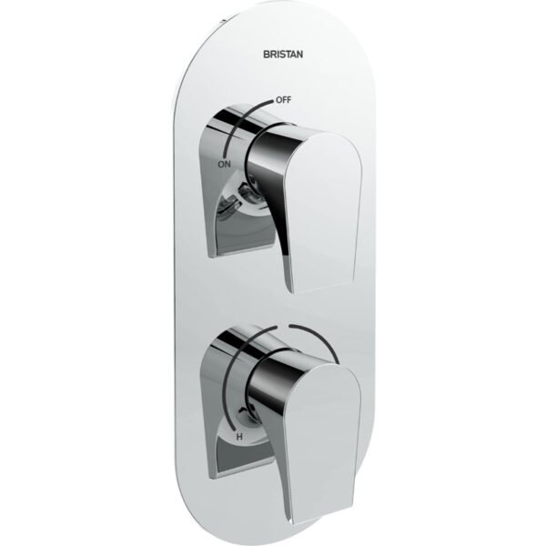 Bristan Hourglass Recessed Dual Control Shower Valve - Chrome