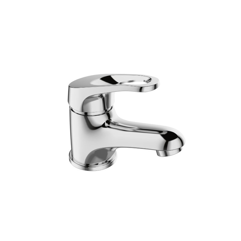Bristan Iris Basin Mixer Tap With Clicker Waste - Chrome