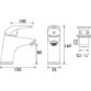 Bristan Java Eco Basin Mixer Tap With Clicker Waste - Chrome - Image 2