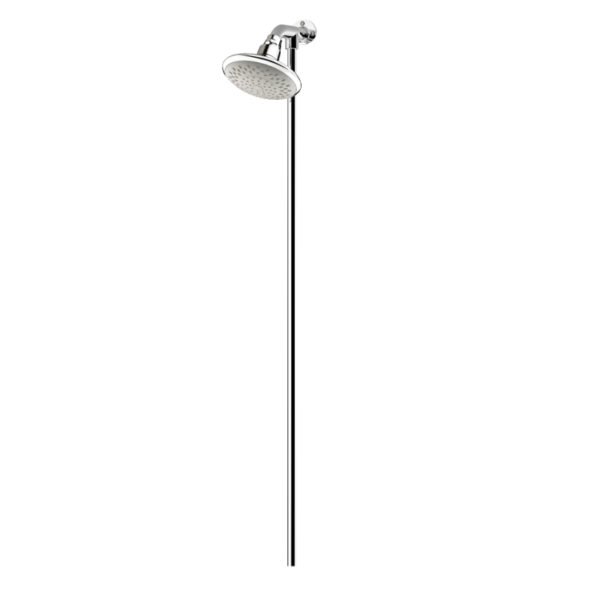 Bristan Rigid Riser With Fixed Shower Head - Chrome