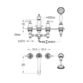 Flova Liberty 4-Hole Bath Shower Mixer Tap With Shower Set - Image 2