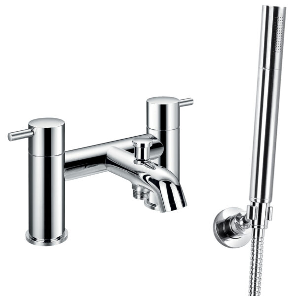 Flova Levo Deck Mounted Thermostatic Bath Shower Mixer Tap