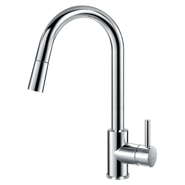 Flova Levo Single Lever Pull Down Spray Kitchen Mixer Tap -Diamond Chrome
