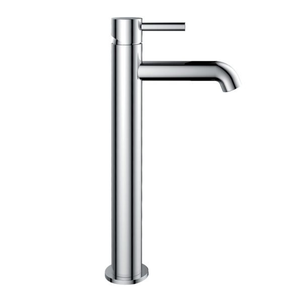 Flova Levo Slimline Tall Basin Mixer Tap - Diamond Chrome