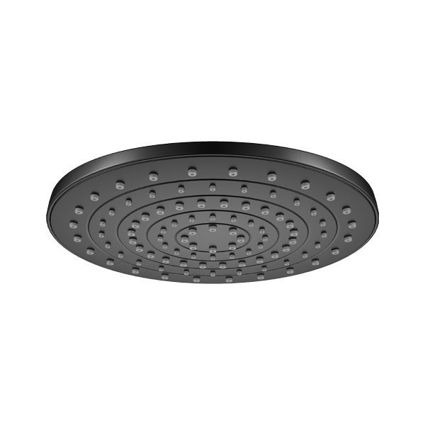 Flova ABS Shower Head – 225mm Wide - Matt Black