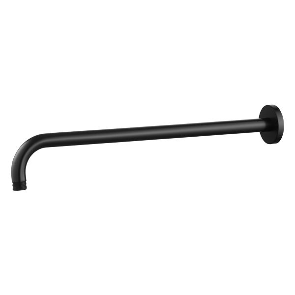 Flova Wall Mounted Shower Arm – 400mm Long - Matt Black