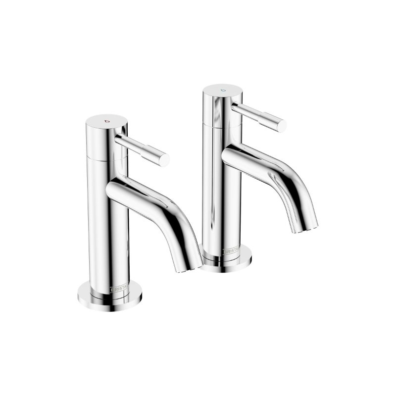 Bristan Mila Basin Pillar Taps - Chrome