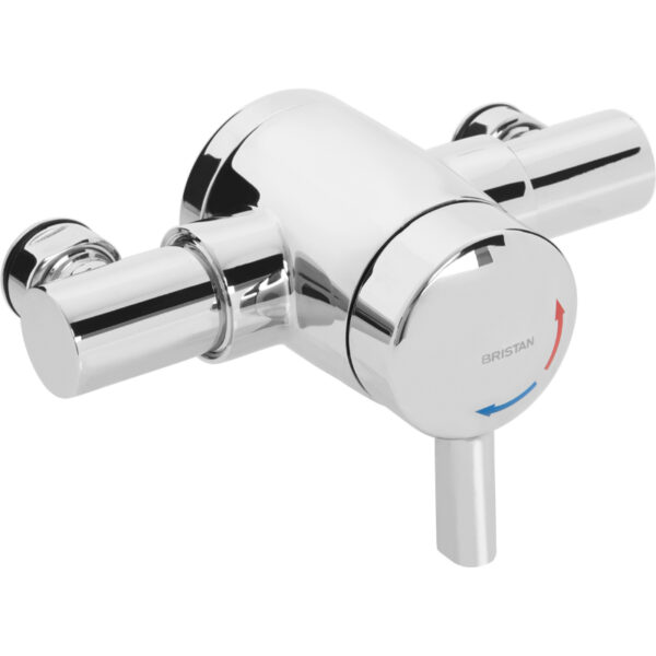 Bristan Opac Thermostatic Exposed Mini Shower Valve With Lever - Chrome