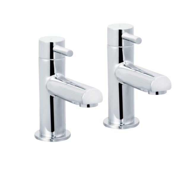 Bristan Mios 1/2 Inch Basin Pillar Taps - Chrome