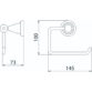 Bristan 1901 Toilet Roll Holder - Chrome - Image 2