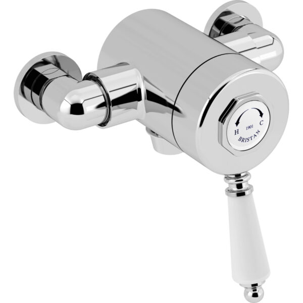 Bristan 1901 Exposed Sequential Shower Valve Only - Chrome