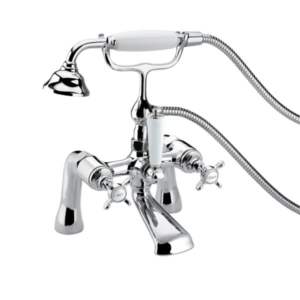 Bristan 1901 Bath Shower Mixer Tap  and Ceramic Disc Valves - Chrome