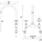 Bristan 1901 Sink Mixer Tap - Chrome - Image 2