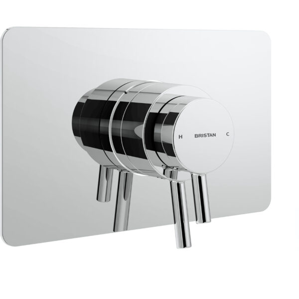 Bristan Prism Concealed Concentric Shower Valve Only - Chrome