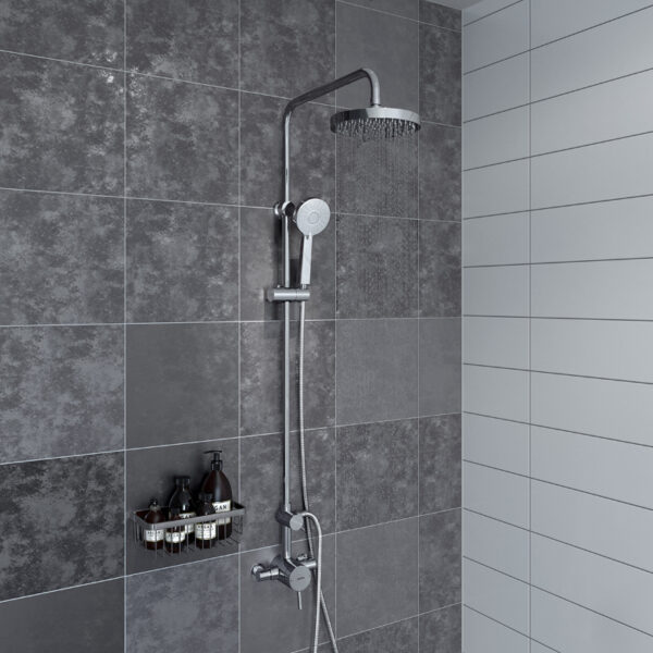 Bristan Prism Exposed Sequential Shower Valve With Diverter And Rigid Riser Kit - Chrome - Image 3