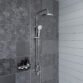 Bristan Prism Exposed Sequential Shower Valve With Diverter And Rigid Riser Kit - Chrome - Image 3
