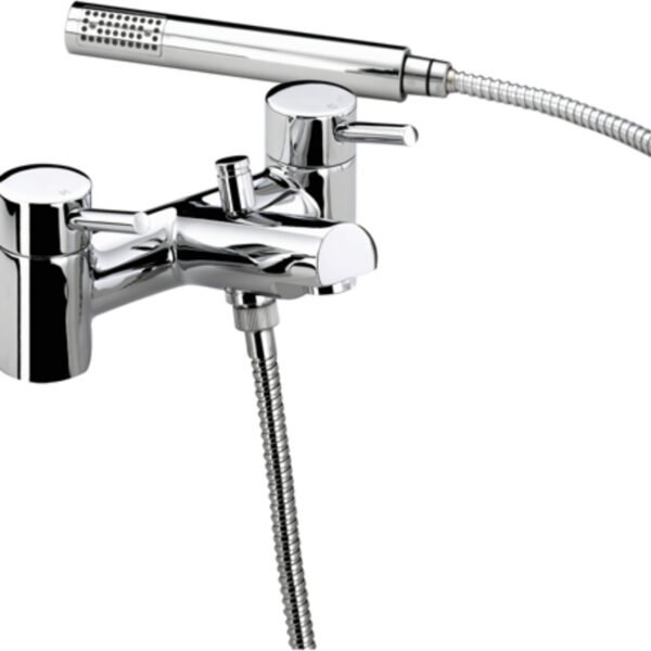 Bristan Prism Pillar Bath Shower Mixer Tap - Chrome