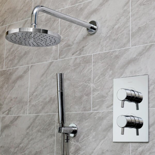 Bristan Prism Shower Pack With Fixed Head And Wall Outlet Handset - Chrome
