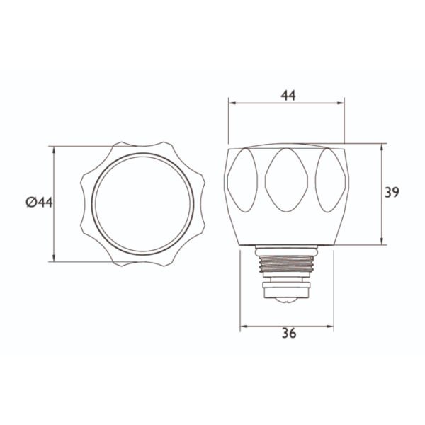 Bristan Bath Tap Reviver With Acrylic Handles - Image 2