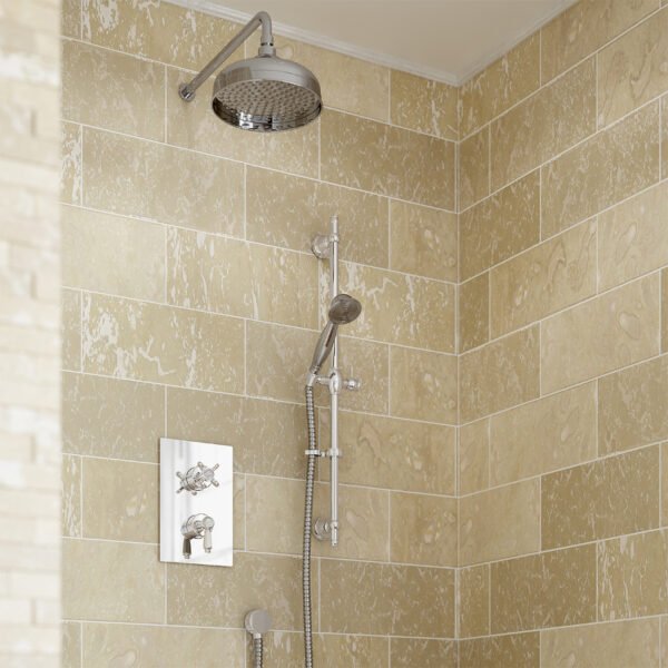 Bristan Complete Renaissance Recessed Dual Control Shower Pack - Chrome
