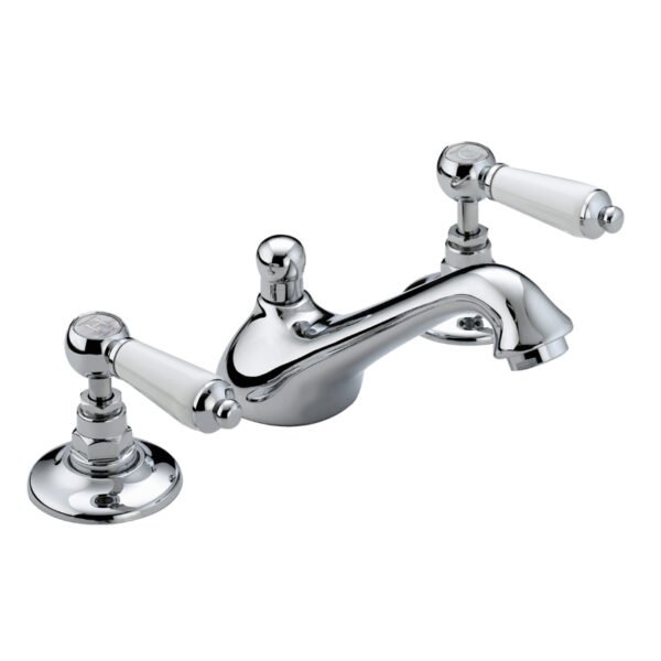 Bristan Renaissance 3 Hole Basin Mixer Tap - Chrome