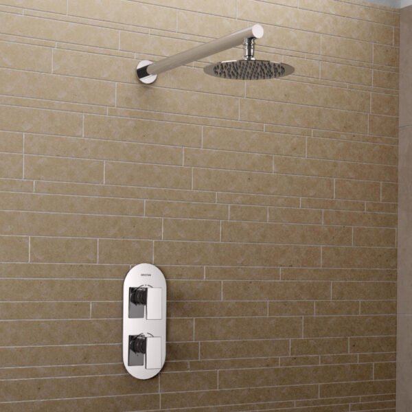 Bristan Complete Sail Recessed Dual Control Shower Pack - Chrome - Image 3