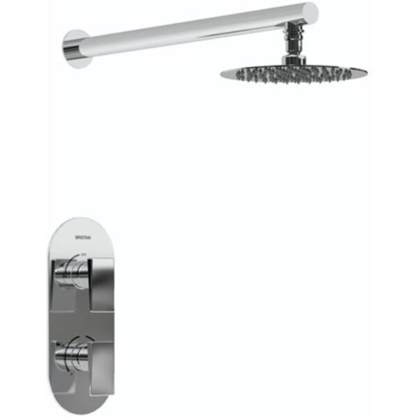 Bristan Complete Sail Recessed Dual Control Shower Pack - Chrome