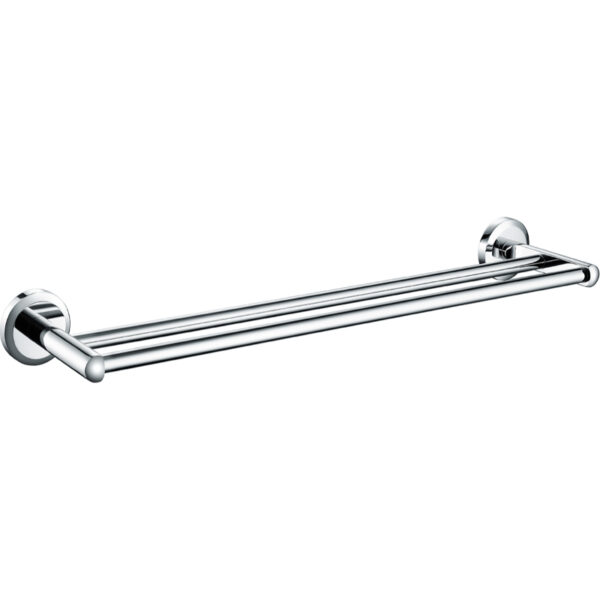 Bristan Solo Double Towel Rail - Chrome