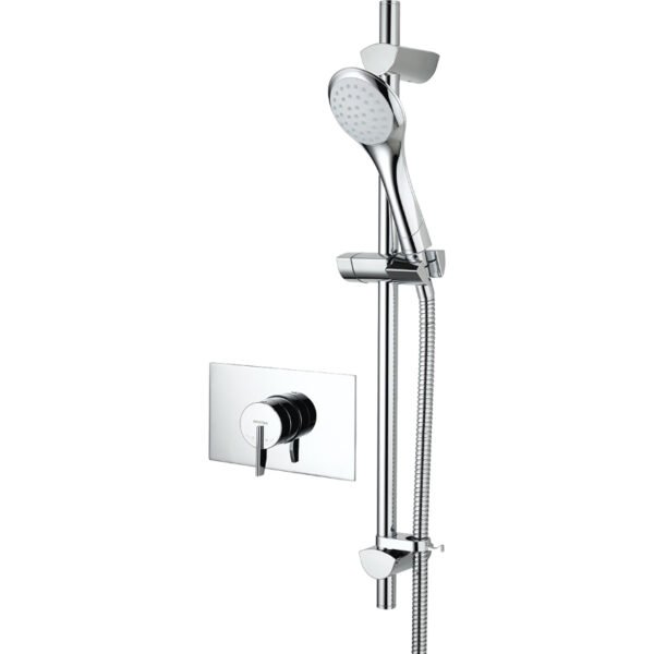 Bristan Sonique Thermostatic Recessed Shower Valve With Adjustable Riser - Chrome