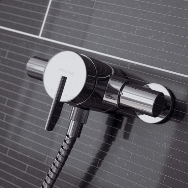 Bristan Sonique Thermostatic Surface Mounted Shower Valve With Adjustable Riser - Chrome - Image 4