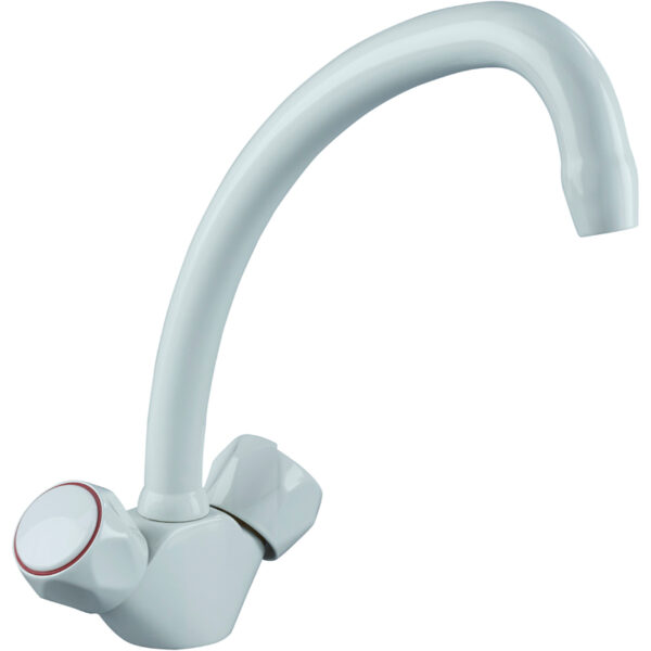 Bristan Club Budget Monobloc Sink Mixer Tap - White