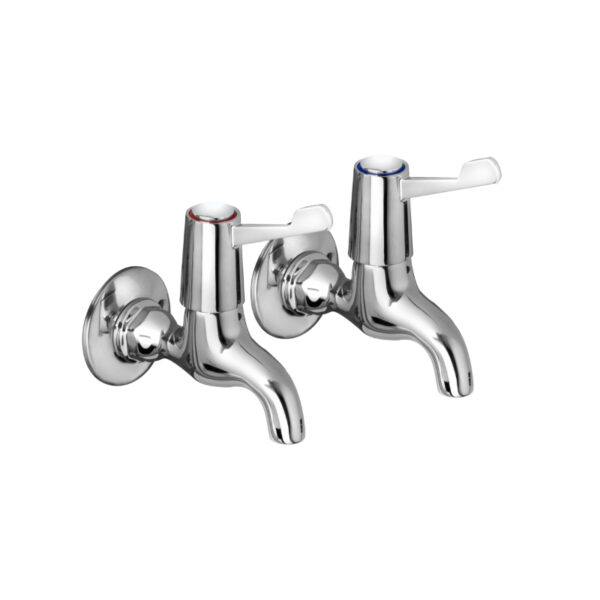 Bristan Lever Bib Taps With Ceramic Disc Valves - Chrome