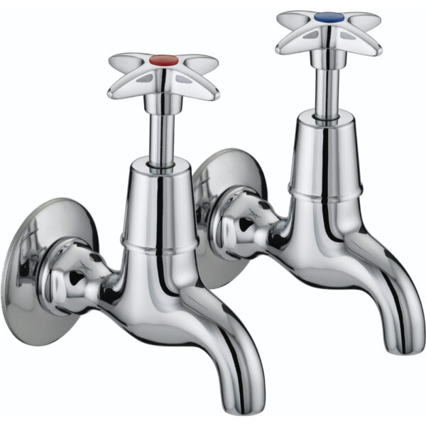 Bristan X Head Bib Taps - Chrome