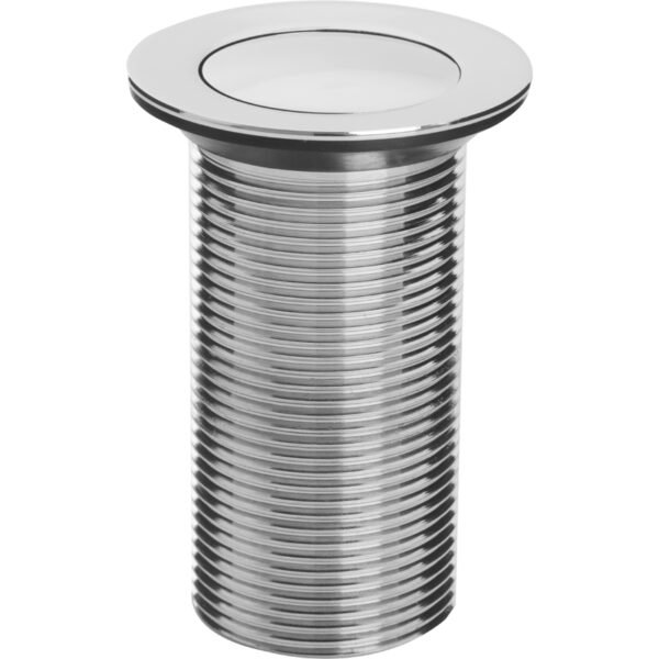 Bristan Round Push Clicker Basin Waste Unslotted - Chrome