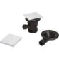 Bristan Square Clicker Bath Waste With Overflow - Chrome