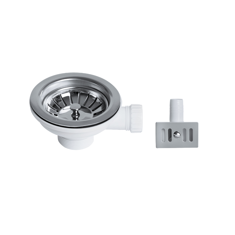 Bristan Economy Basket Strainer Waste With Overflow - Chrome