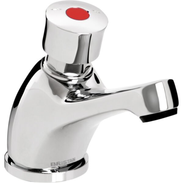 Bristan Single Basin Soft Touch Timed Flow BiB Tap - Chrome