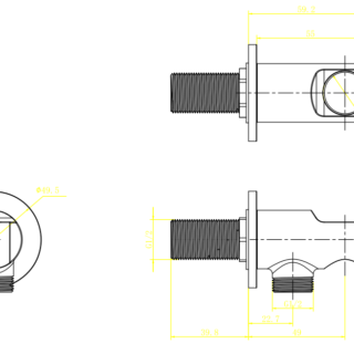 Eastbrook Round Thermostatic Concealed Shower Kit - Image 2