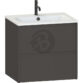 Calypso Selter 2 Drawer Wall Hung Vanity Unit With Orani Cast Gloss White Basin - 600mm Wide - 1 TH