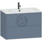 Calypso Selter 2 Drawer Wall Hung Vanity Unit With Orani Cast Gloss White Basin - 800mm Wide - 1 TH